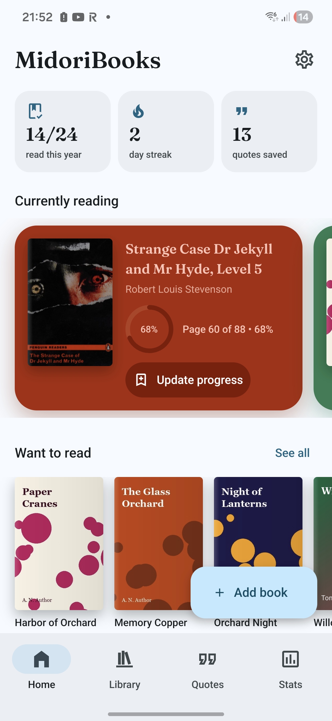 Midori Books screenshot